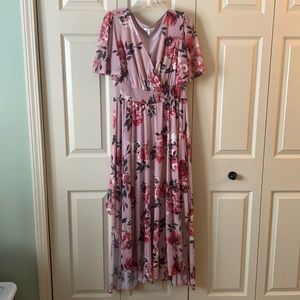 Maurice’s pink floral dress